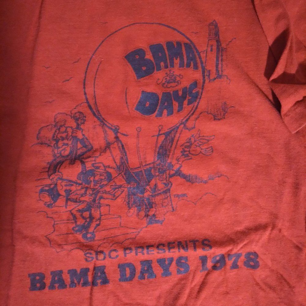 Vintage Bama Days 1978 Alabama Crimson Tide T-Shirt